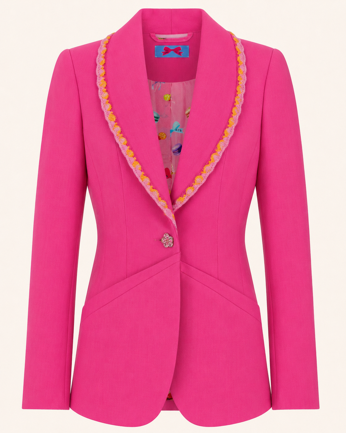 Blazer CARA mit Häkelkante