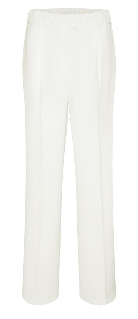 Blickdichte Marlenehose ecru