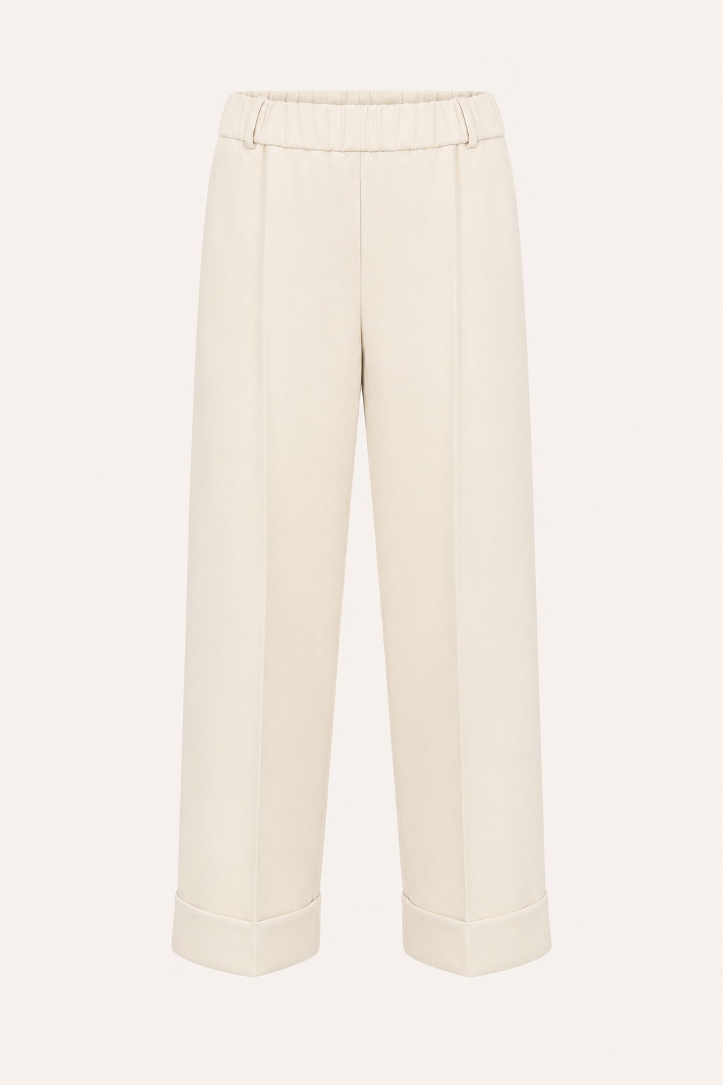7/8 Culotte LENI in Ecru Wide Leg