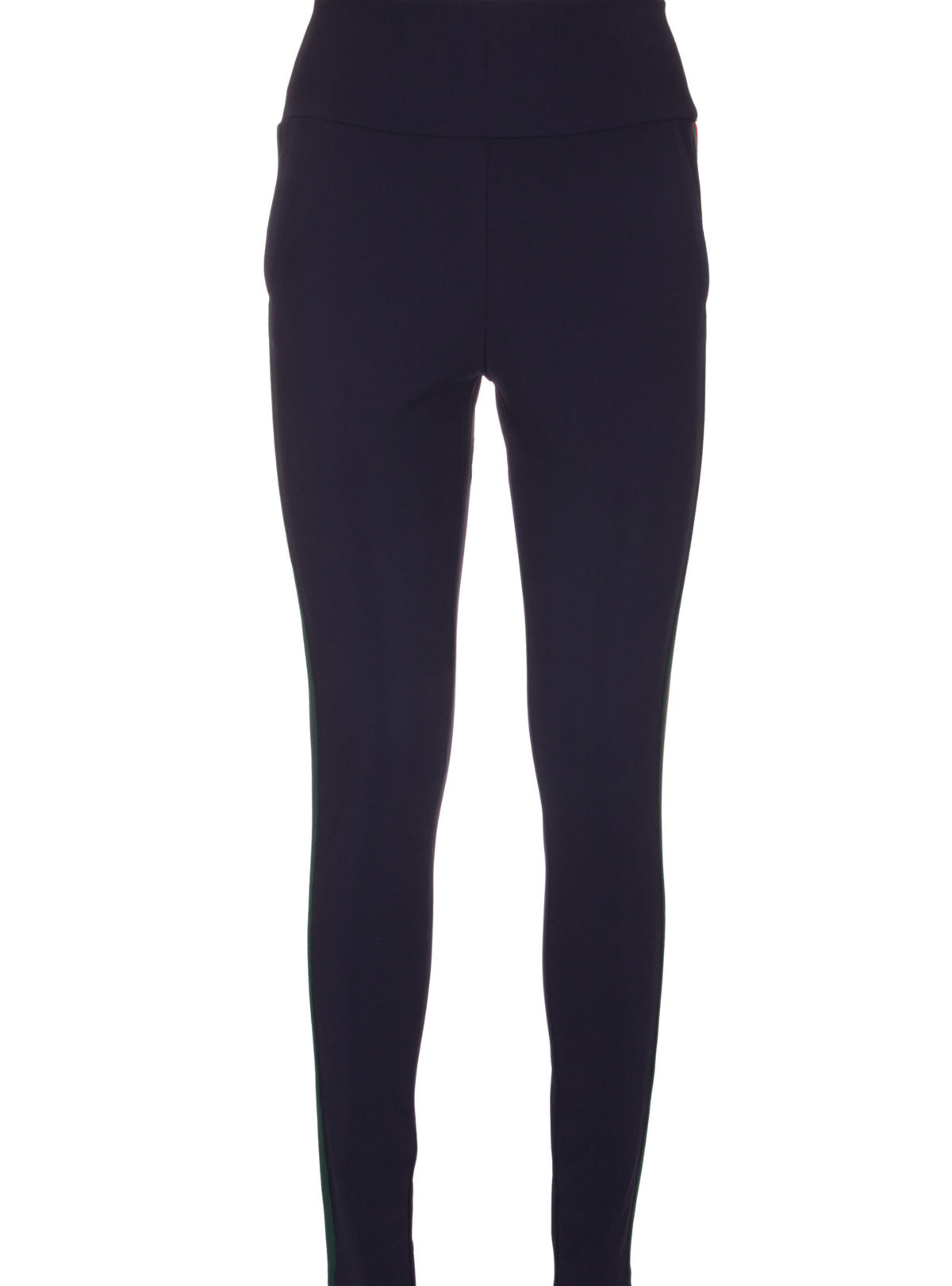 MADE BY LA CASA- SPECIAL EDITION- Hose Technostretch mit Streifen marineblau