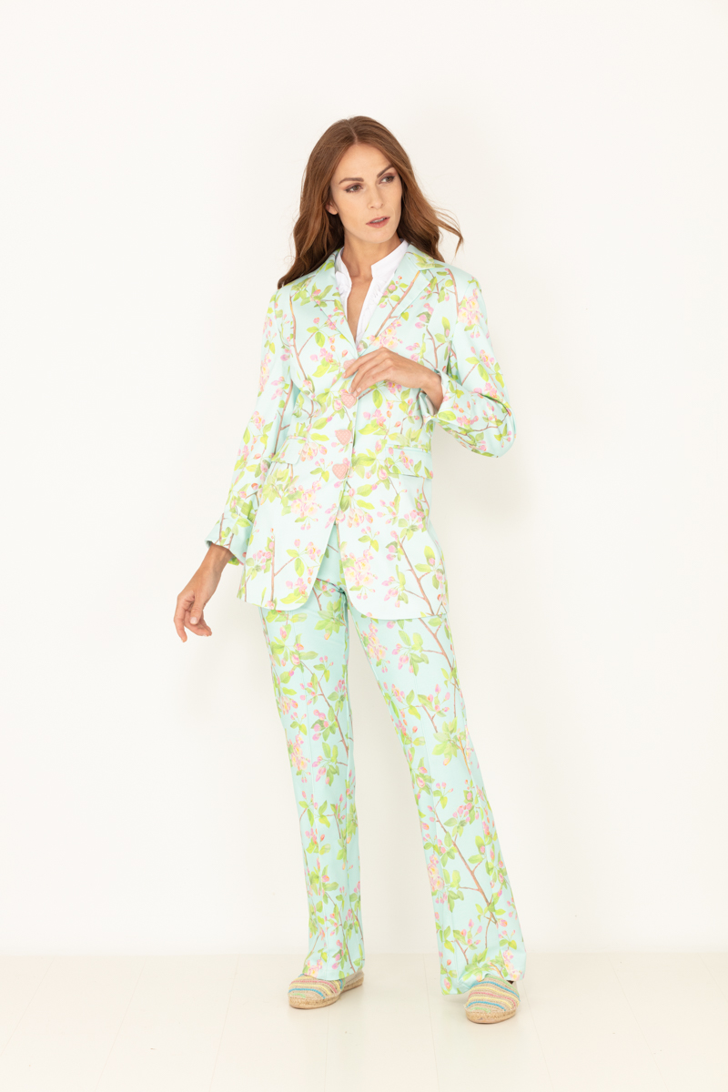 Longblazer ILONA Kirschblütenprint- MAIDEN LANE