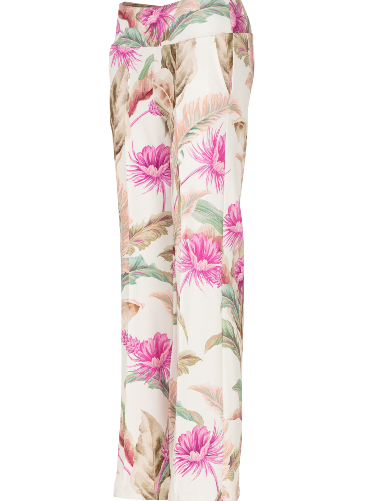 Jerseyhose mit Tropical Print – MAIDEN LANE