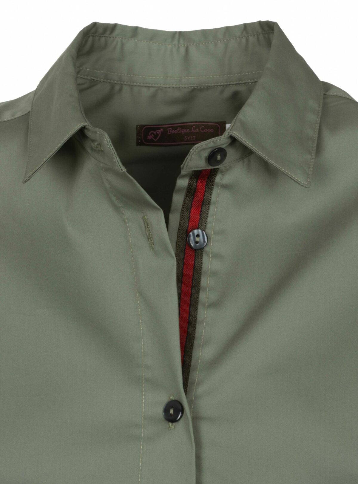 MADE BY LA CASA-Longbluse gestretcht durchgeknöpft(ohne Taschen)