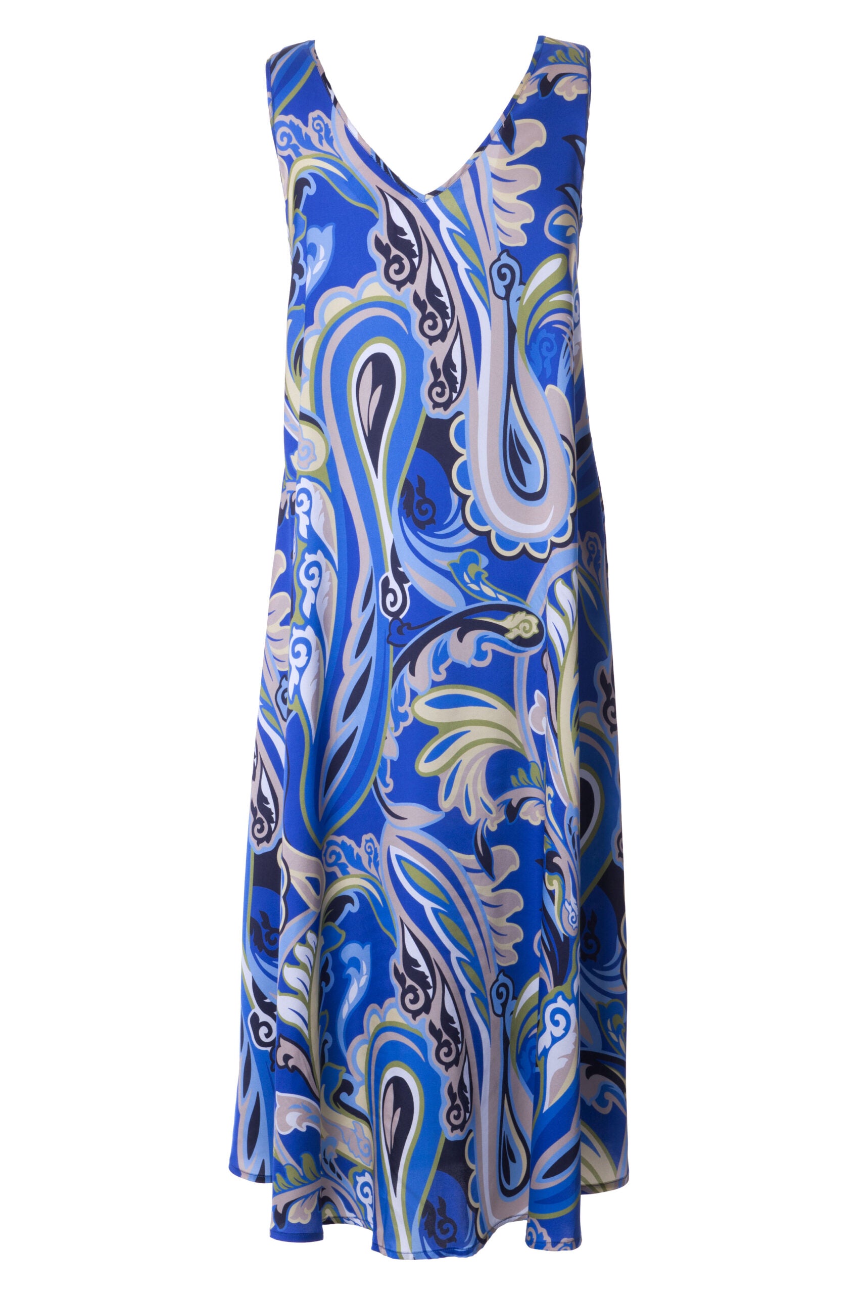 TRAUMHAFTES PAISLEY-MAXIKLEID AUS SEIDE-VISKOSE- ANNA’S DRESS AFFAIR