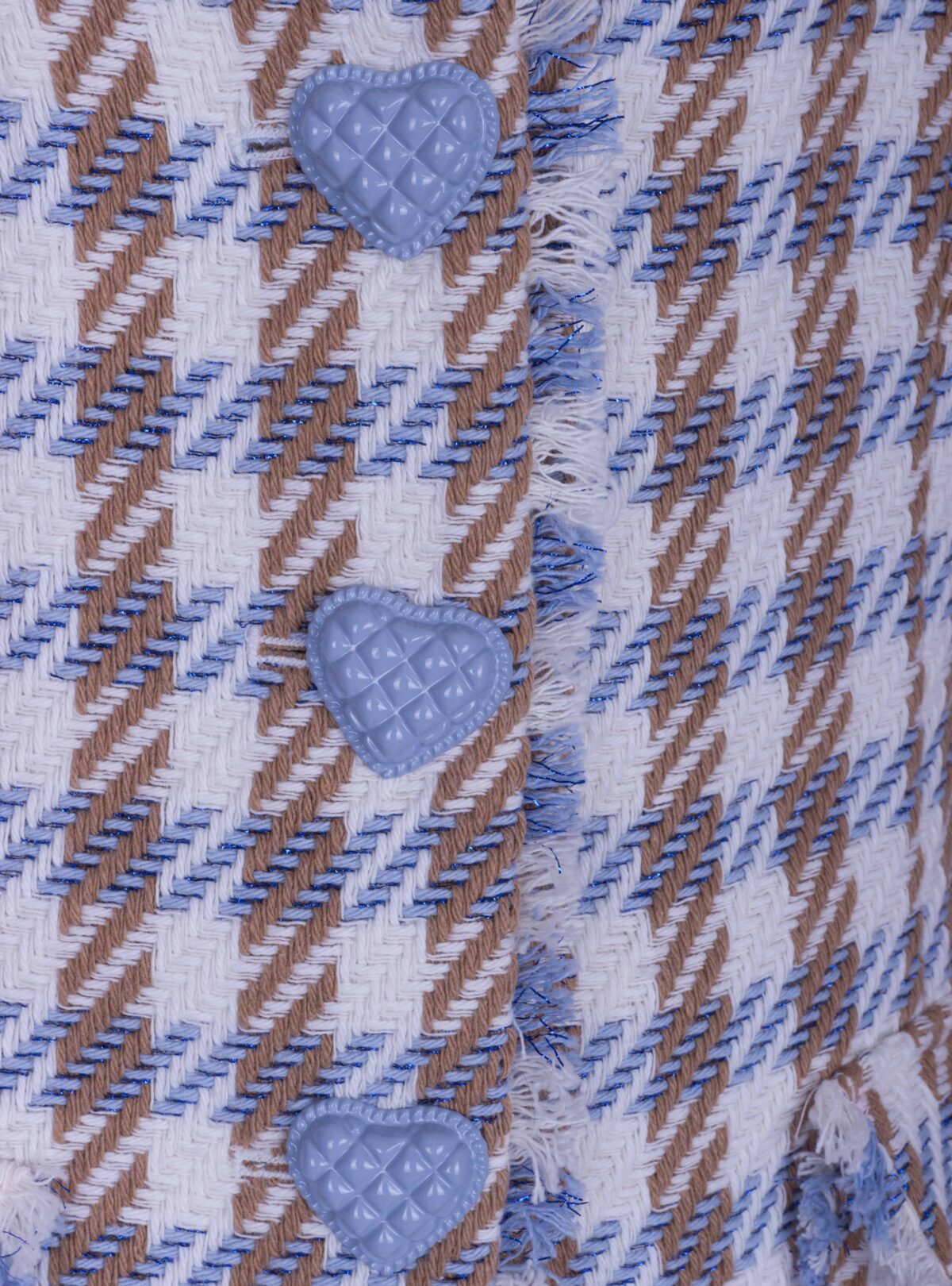 MAIDEN LANE Bouclé Longblazer IDALINA Hahnentritt