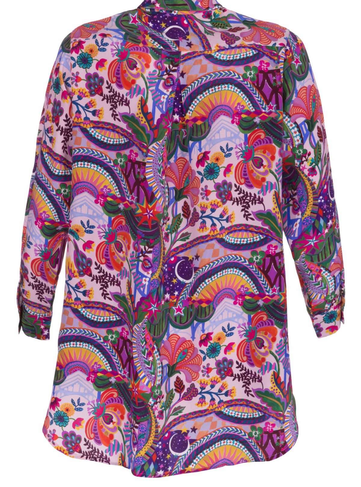 MADE BY LA CASA Seiden-Longbluse "Liberty"