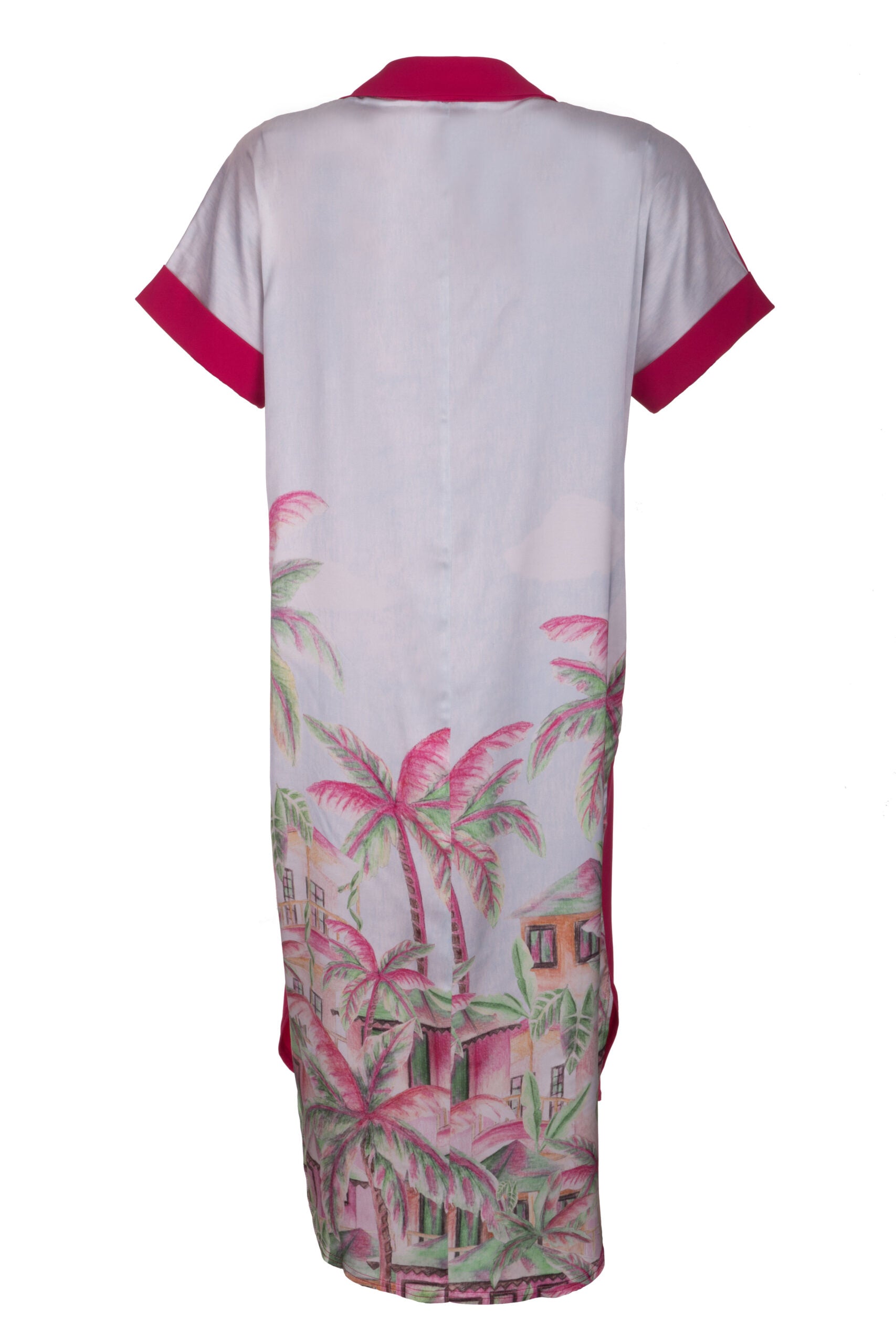 SPECIAL EDITION made by La Casa- Hemdblusenkleid mit überraschender Rückseite