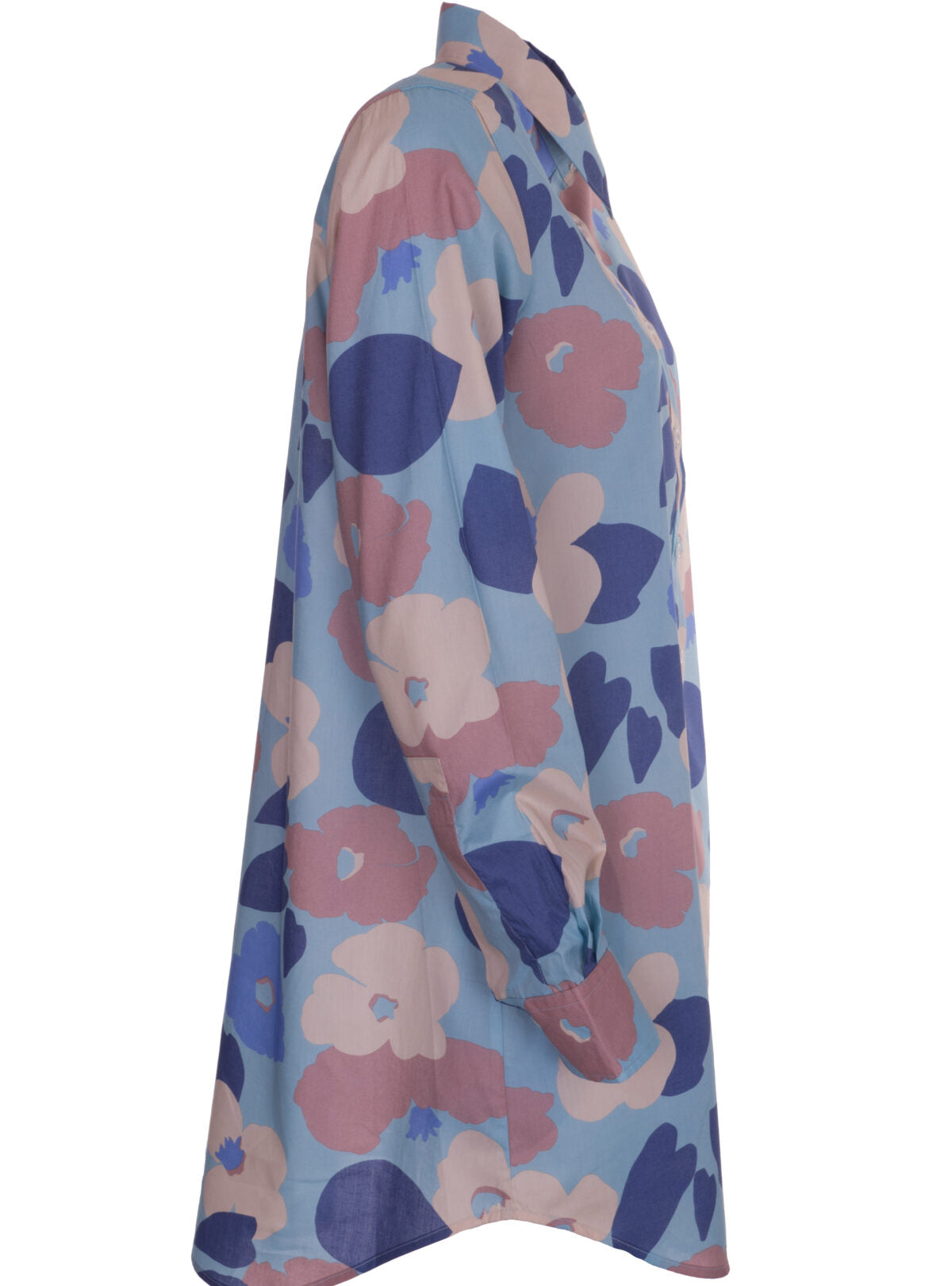 MADE BY LA CASA – LONGBLUSE FLOWER PRINT AUS BAUMWOLLE