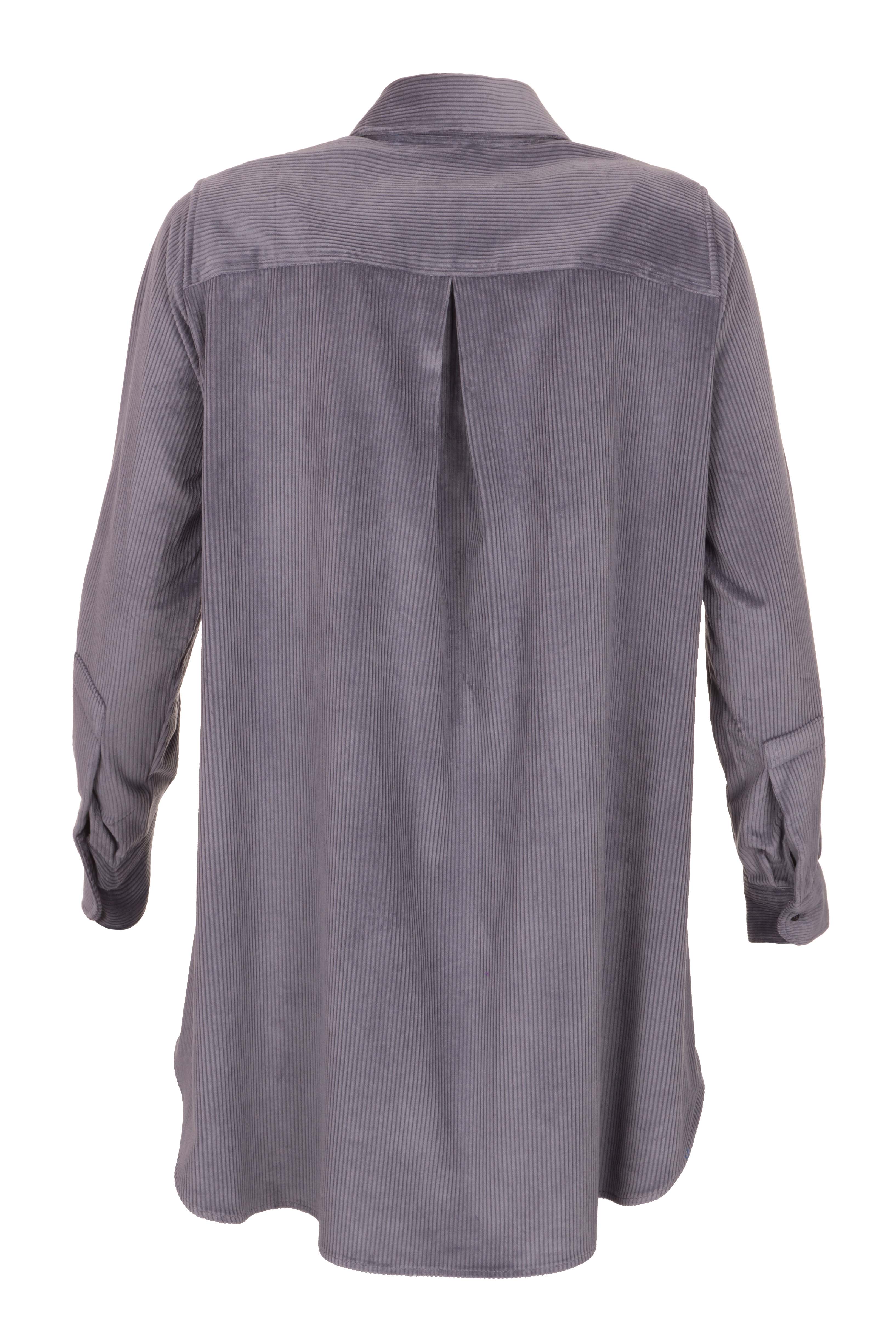 Trendige Longbluse BREITCORD