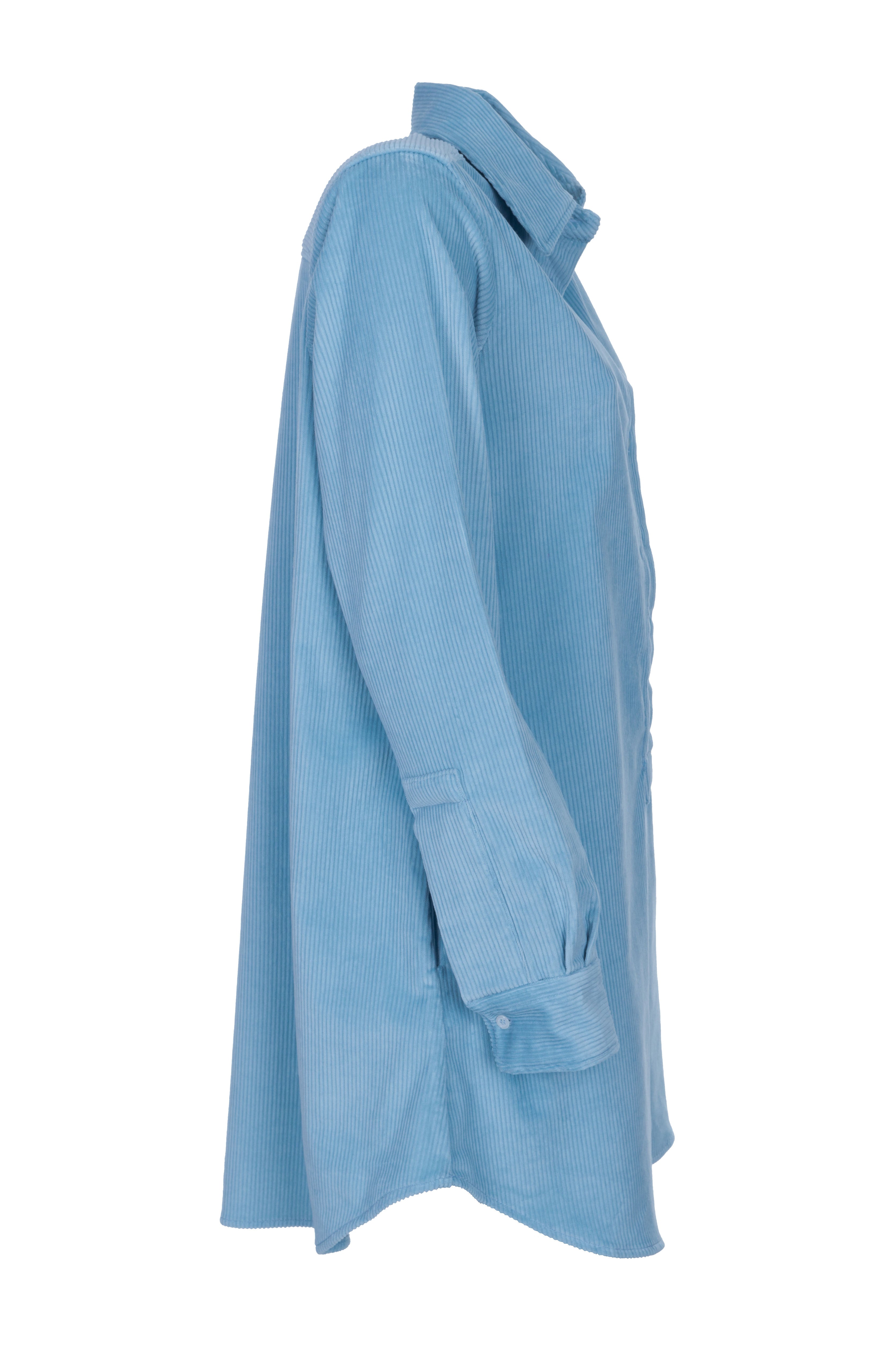 Trendige Longbluse BREITCORD