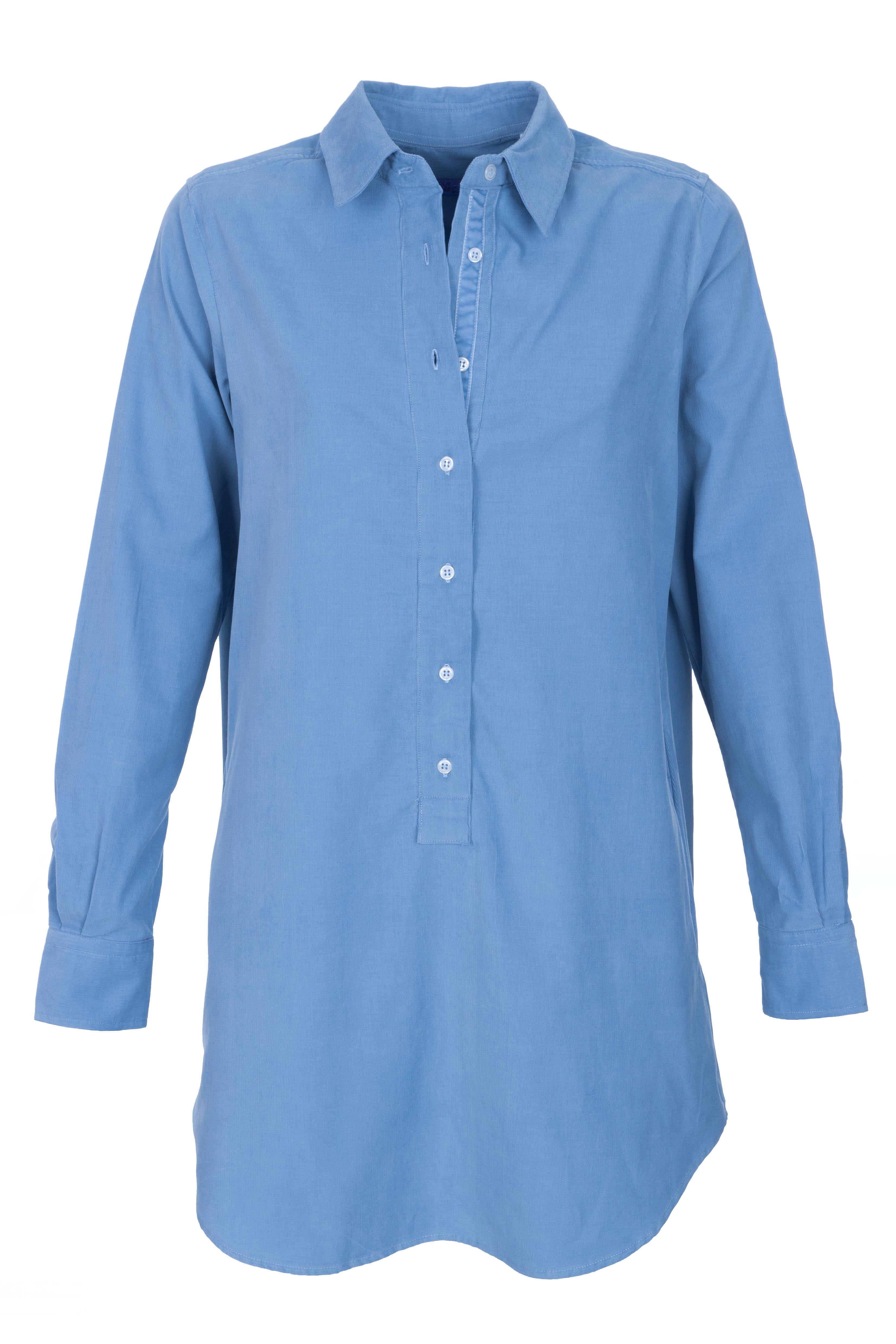 Kuschelige Longbluse BABYCORD