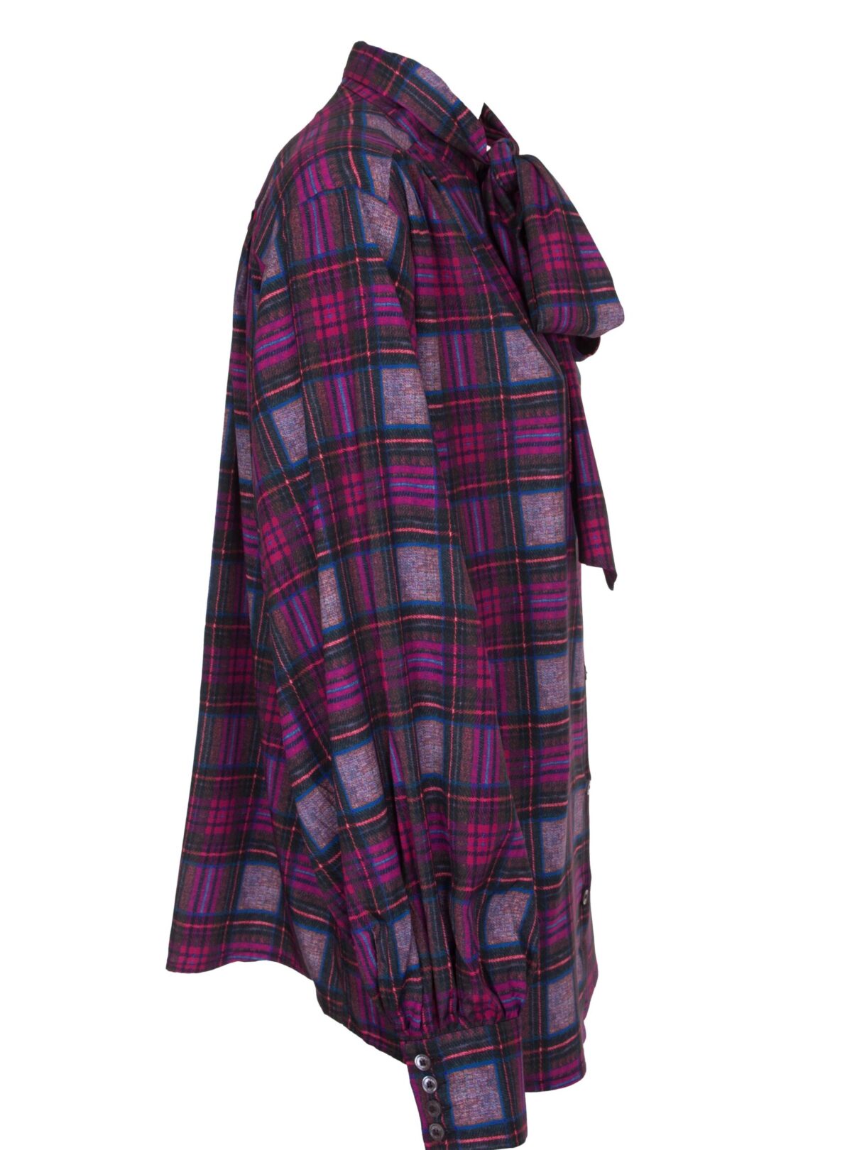 Exquisite Langarm-Seidenbluse mit Schluppe THOMAS RATH