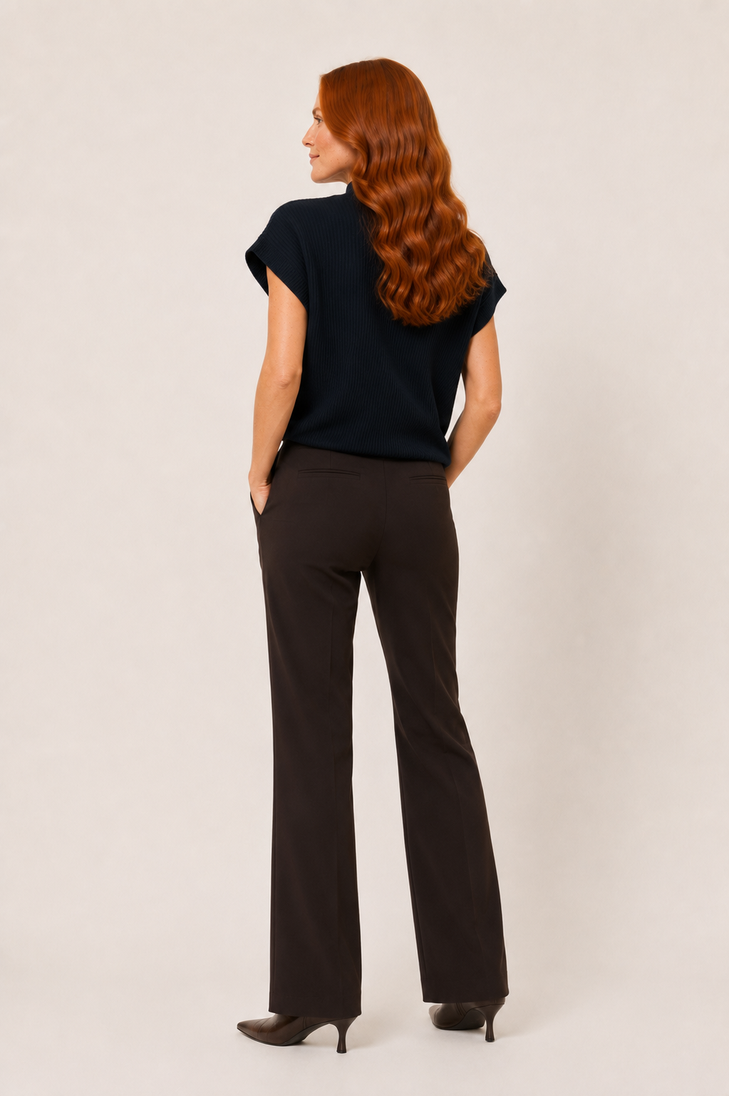 Hose Kick-Flared NANOU Italian Jersey