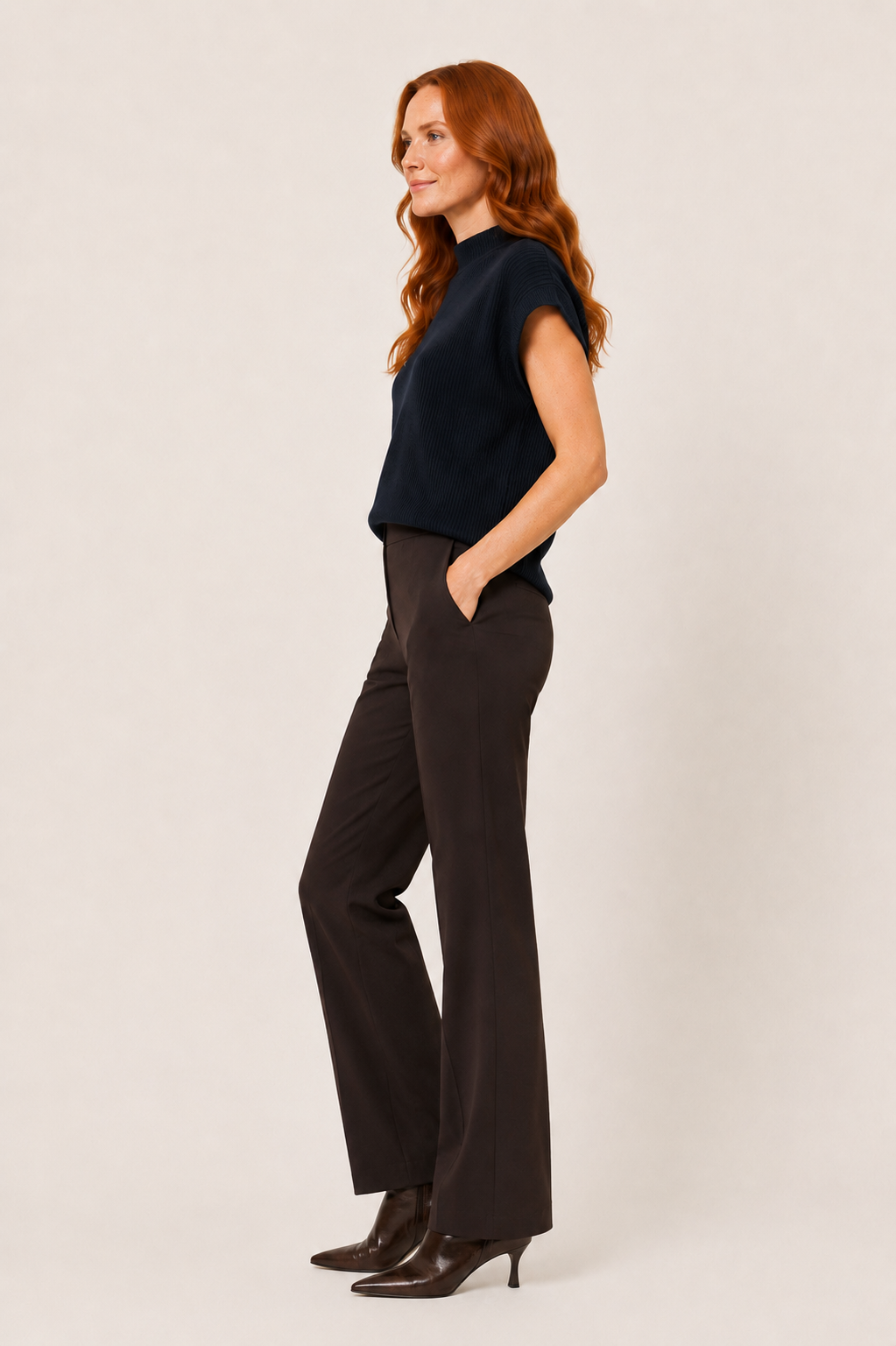 Hose Kick-Flared NANOU Italian Jersey