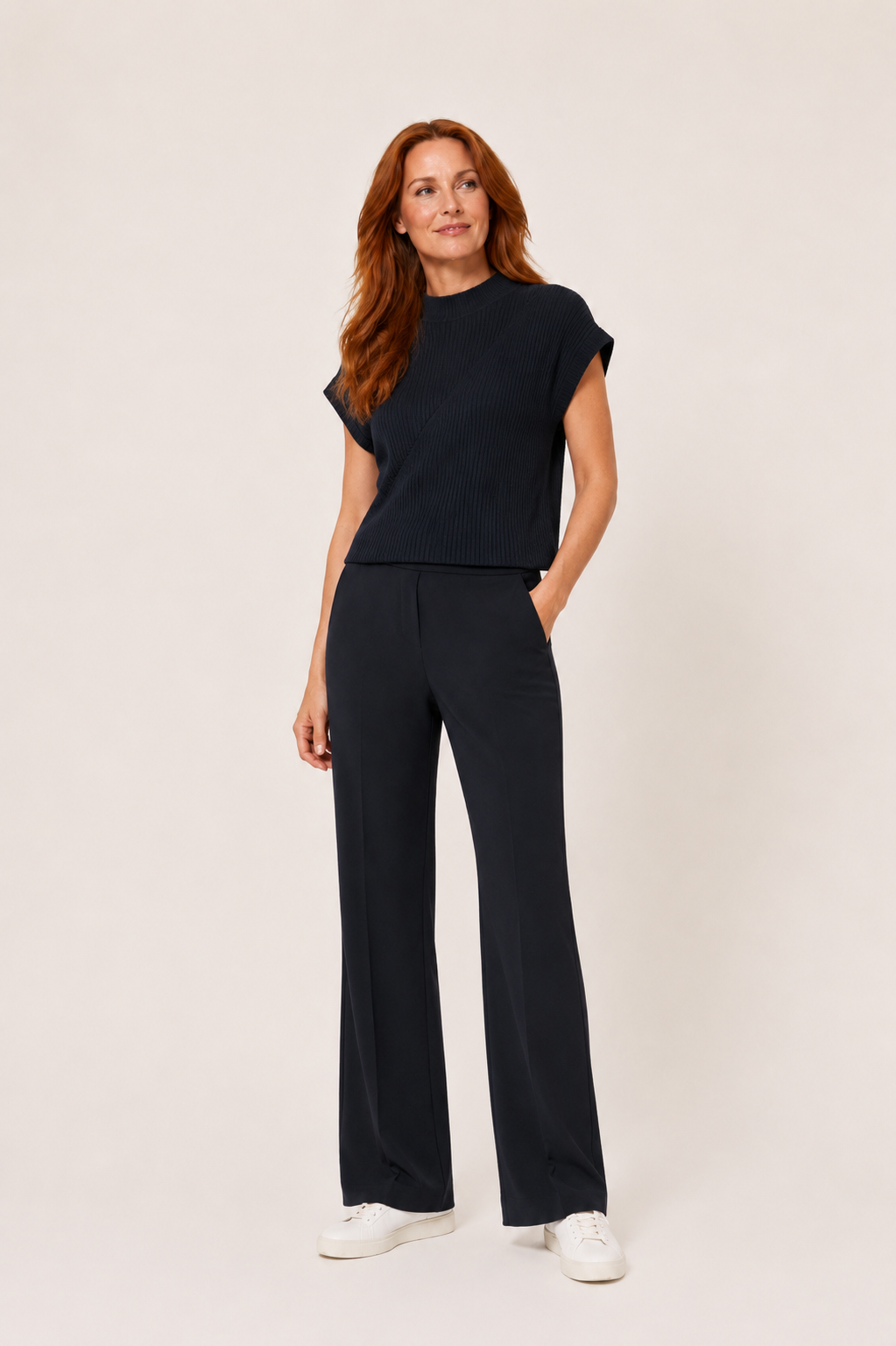 Hose Kick-Flared NANOU Italian Jersey
