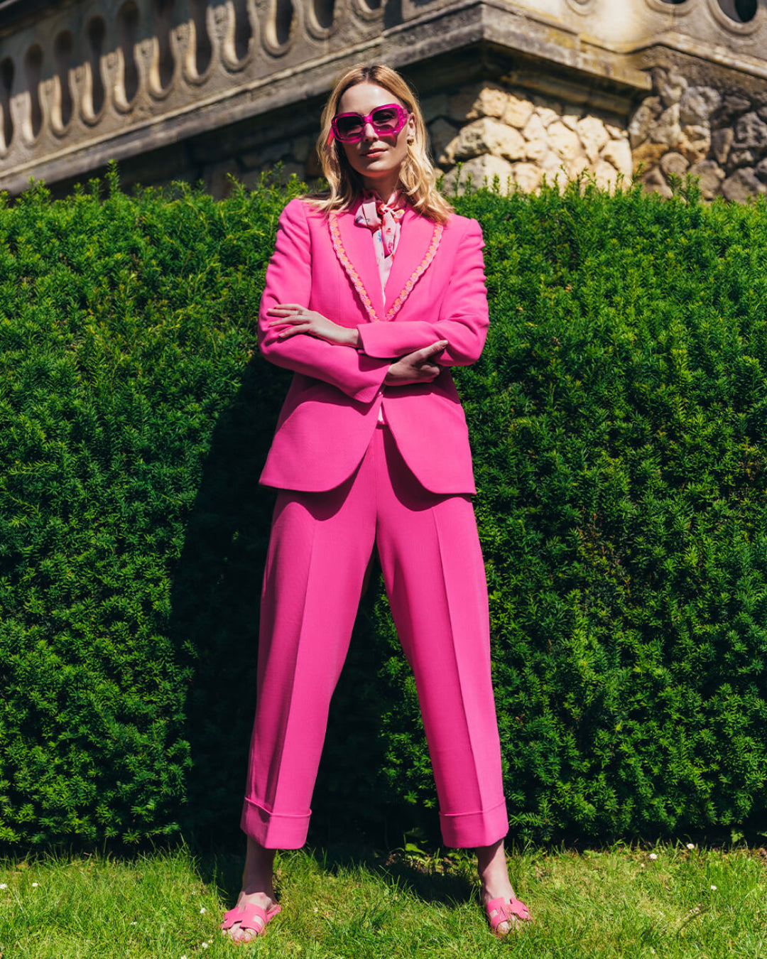 Pinke Culotte-Hose LENI
