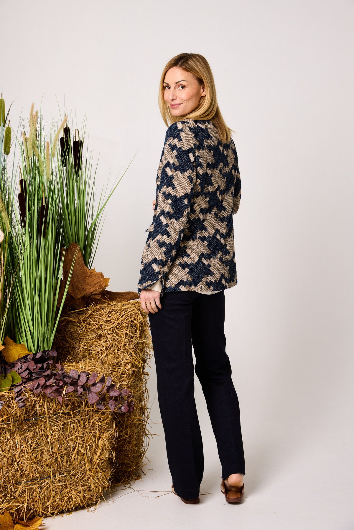 Longblazer JUNE "Hahnentritt"