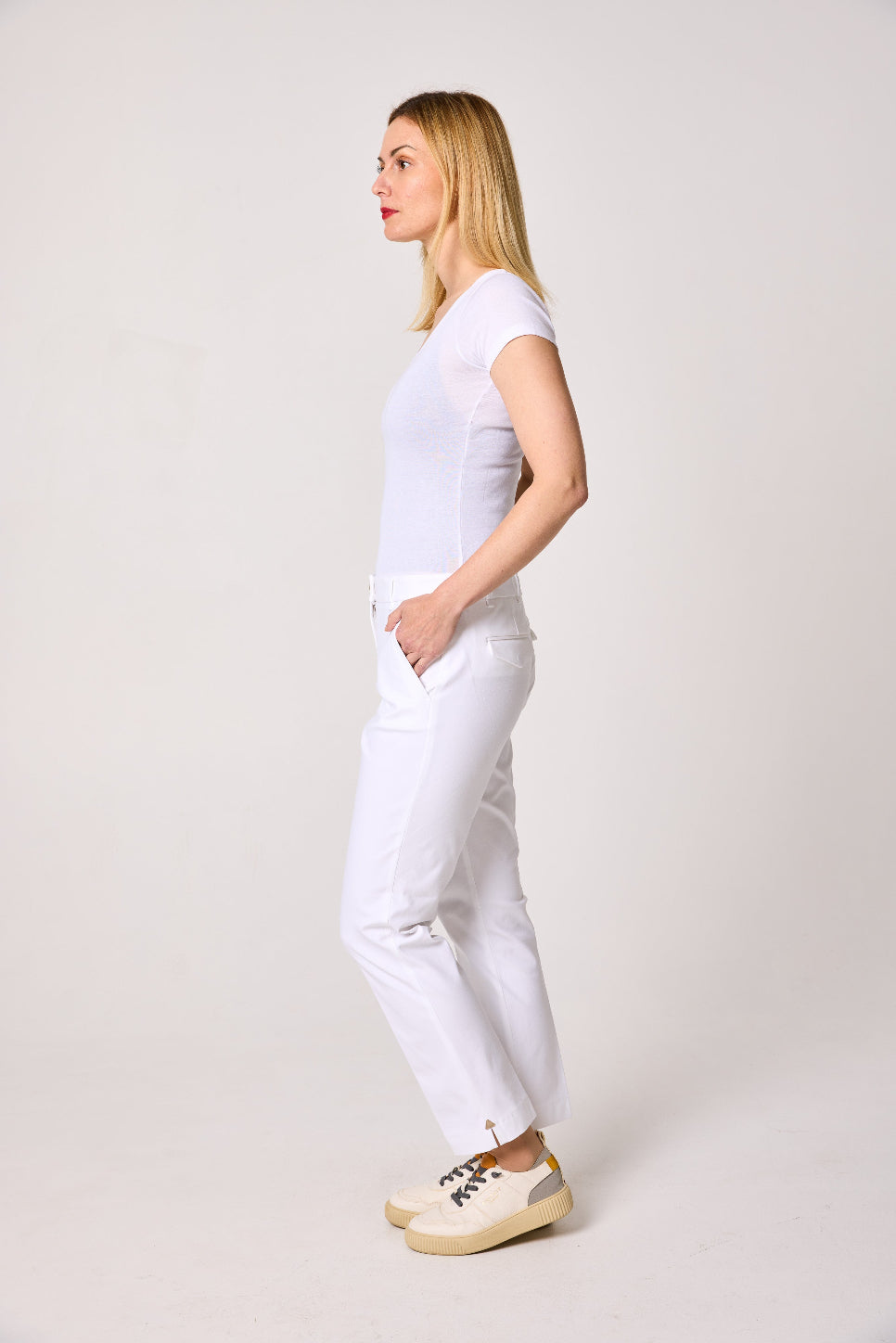 7/8-Hose FILIPA aus Premium-Cotton mit figurfreundlicher Passform