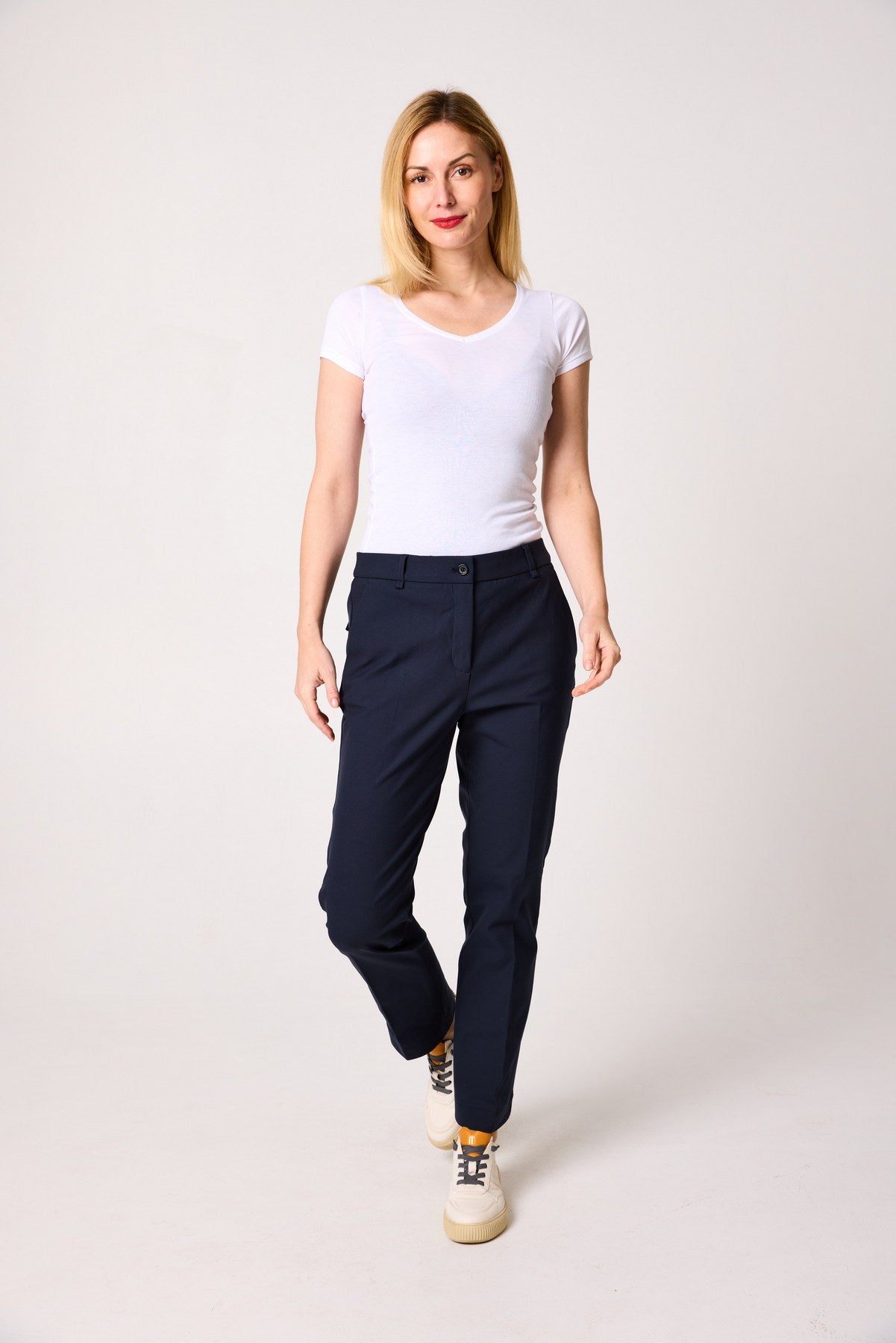 Hose FILIPA Premium Cotton "marineblau"- NEU jetzt auch bis Gr.46 erhältlich!