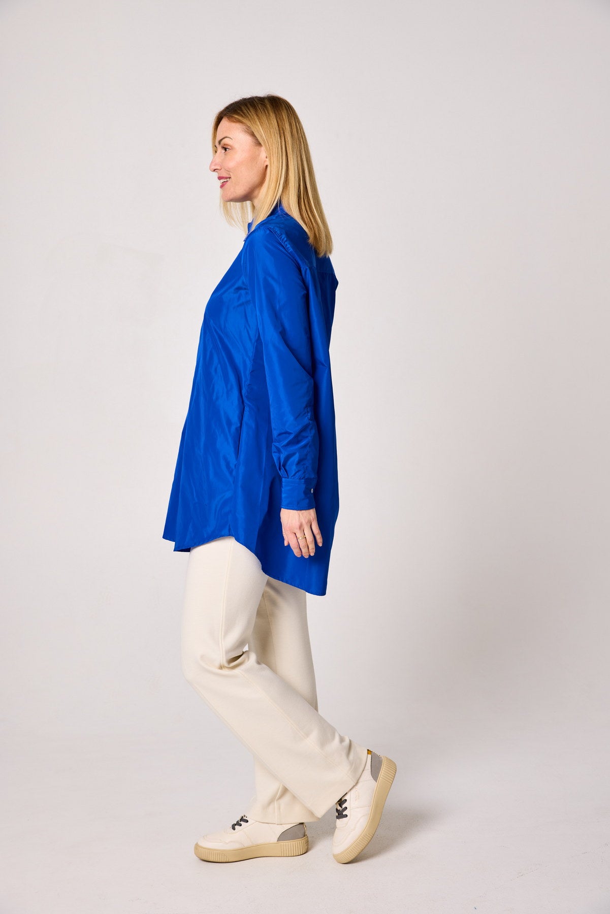 Changierende Longbluse TAFT