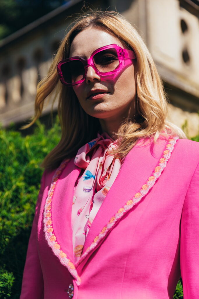 Blazer CARA mit Häkelkante