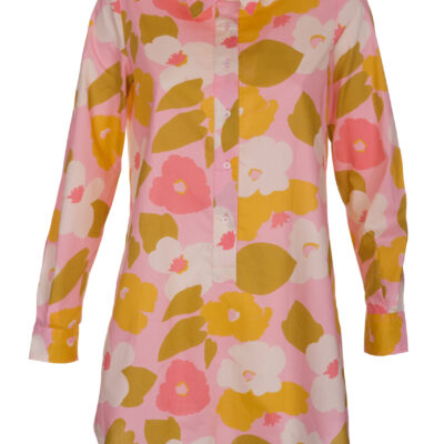 Longbluse Flower Print